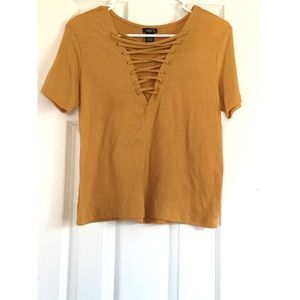 TRADED: Mustard yellow t-shirt